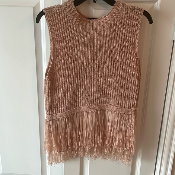 Tops - Knitted Fringe Top